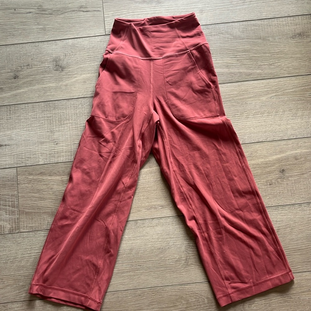 lulu wide leg joggers
